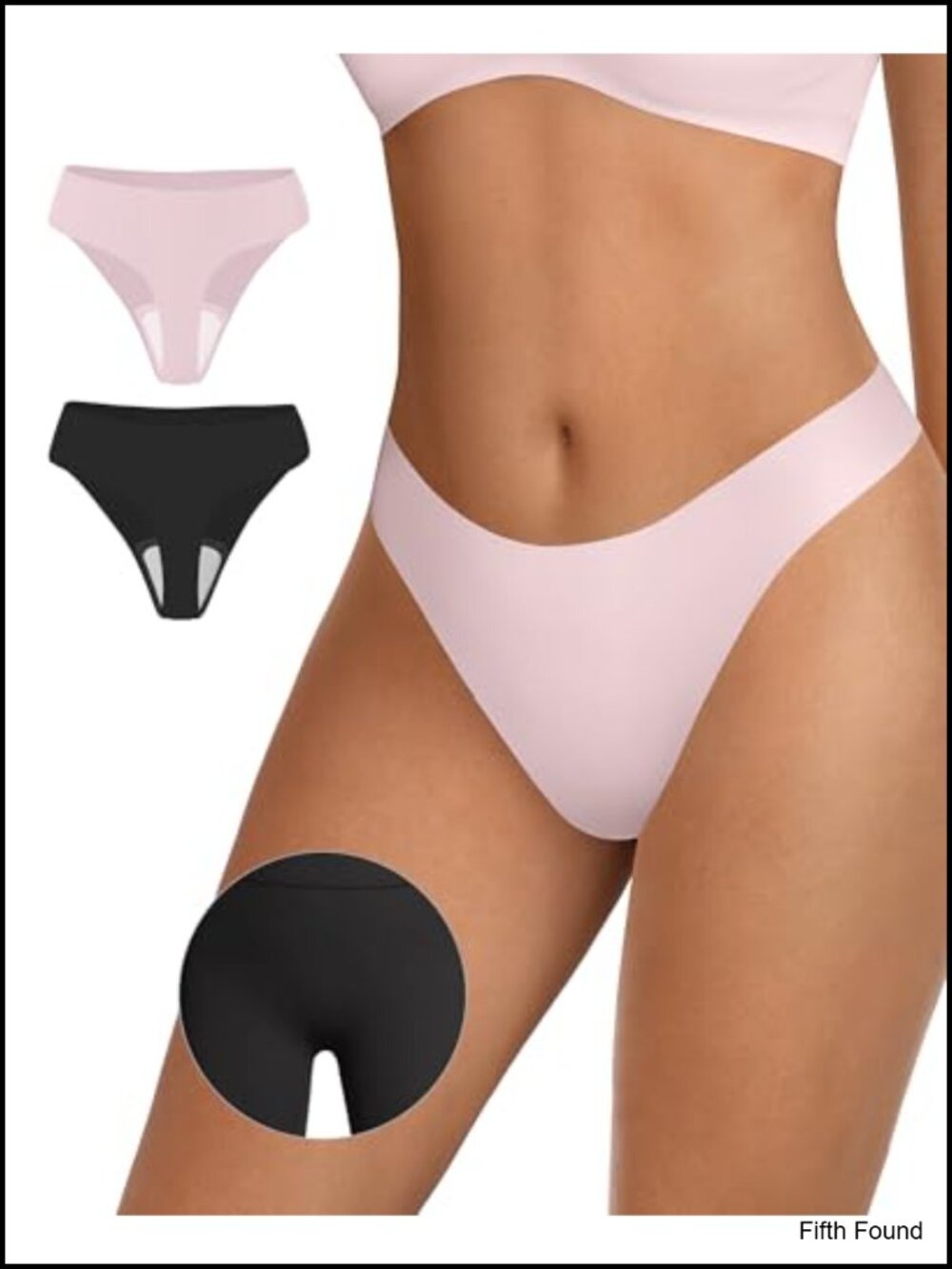 Seamless Thongs No Show Invisible G-String Panty Liners Workout